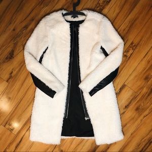 Highline Collective White Teddy Coat